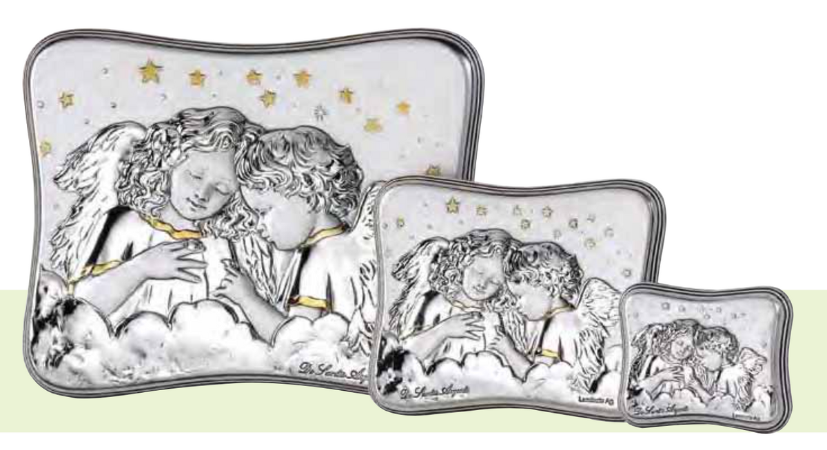 Quadro in argento sacro-Angeli-3193