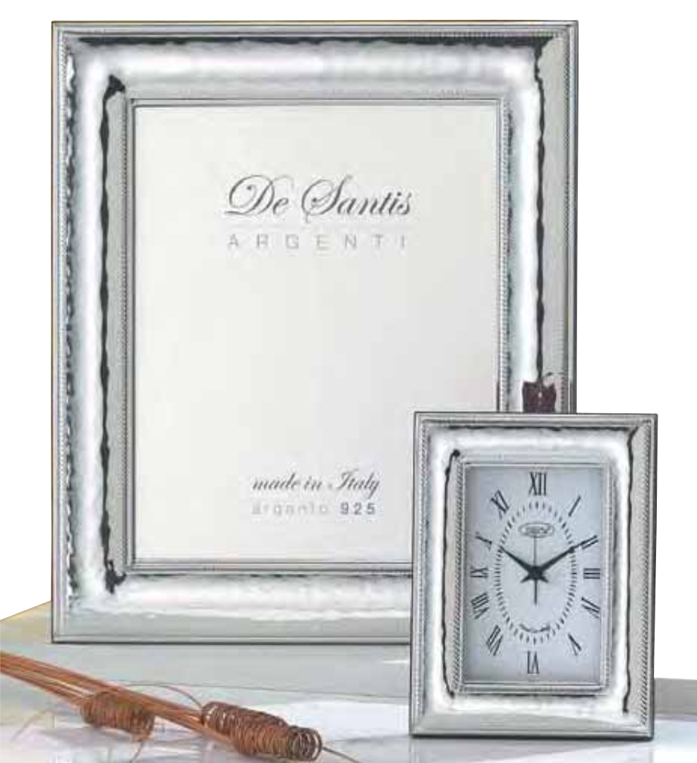 Conrinice in argento con orologio-401OR