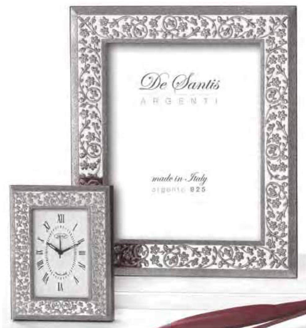 Conrinice in argento con orologio-414OR