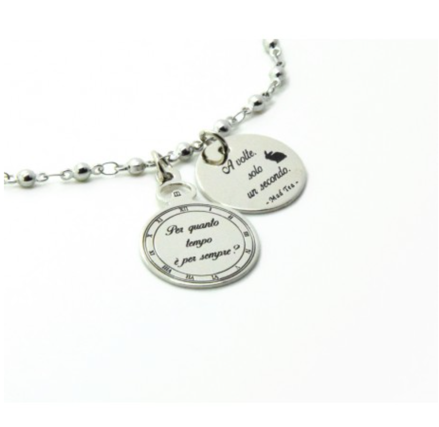 Bracciale in acciaio Mad Tea collezione Alice in Wonderland-AWB006