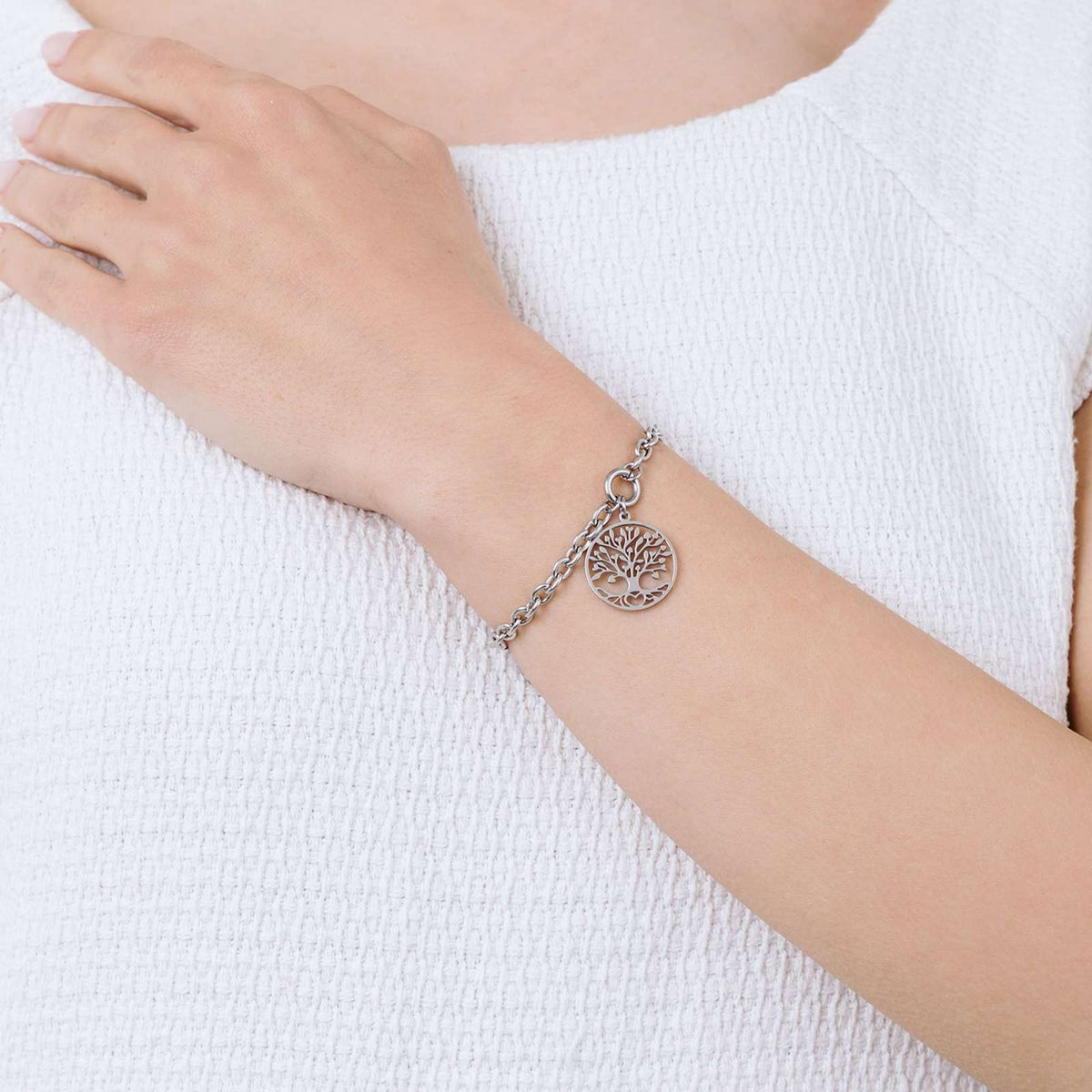 Bracciale in acciaio Luca Barra-BK1743