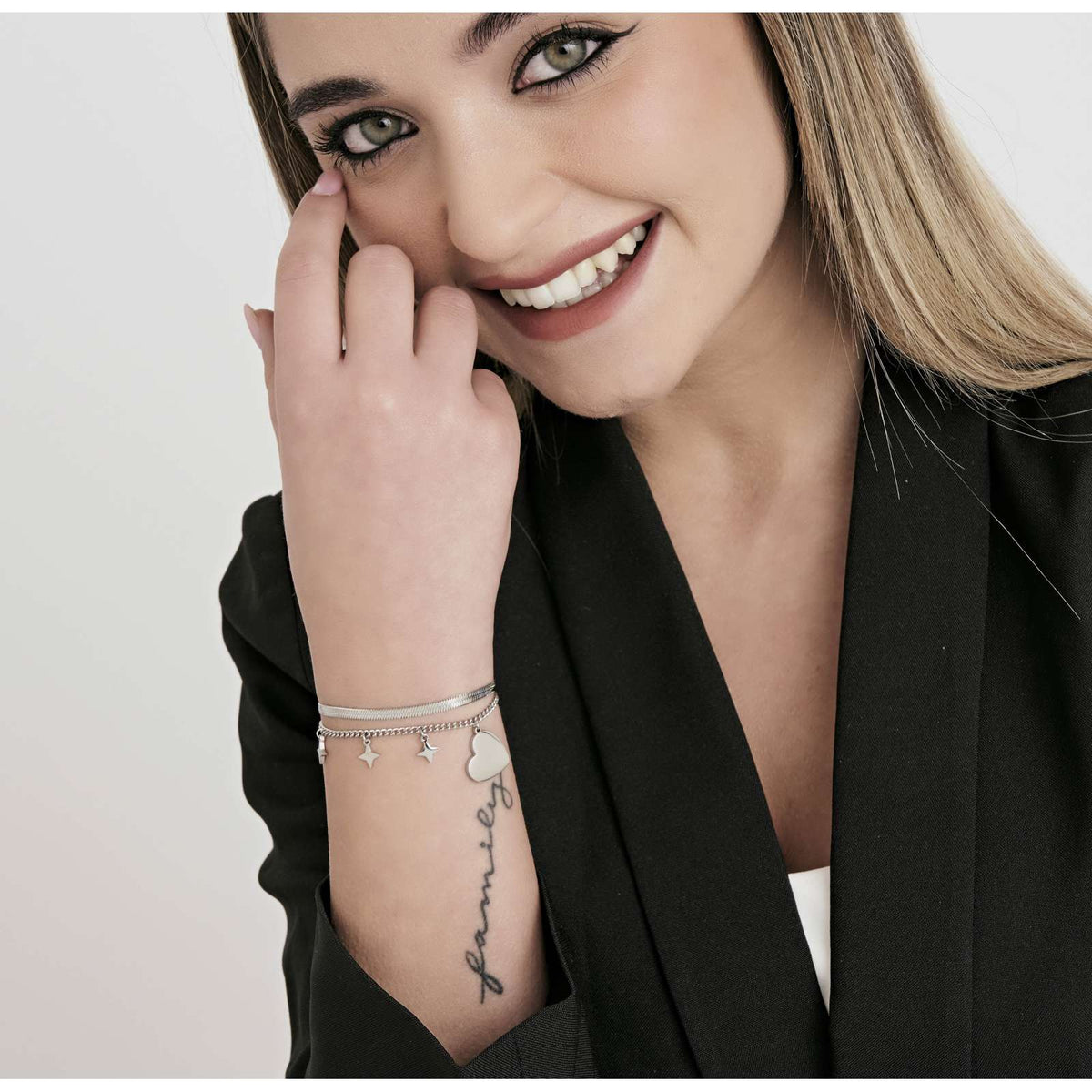 Bracciale in acciaio Luca Barra-BK2261