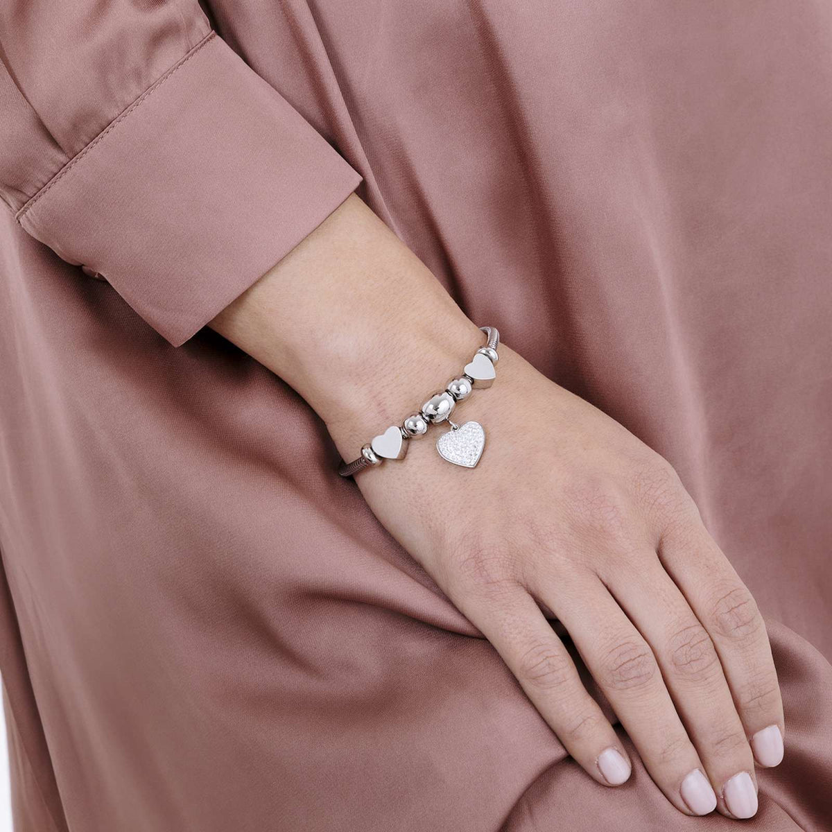 Bracciale in acciaio Luca Barra-BK1955