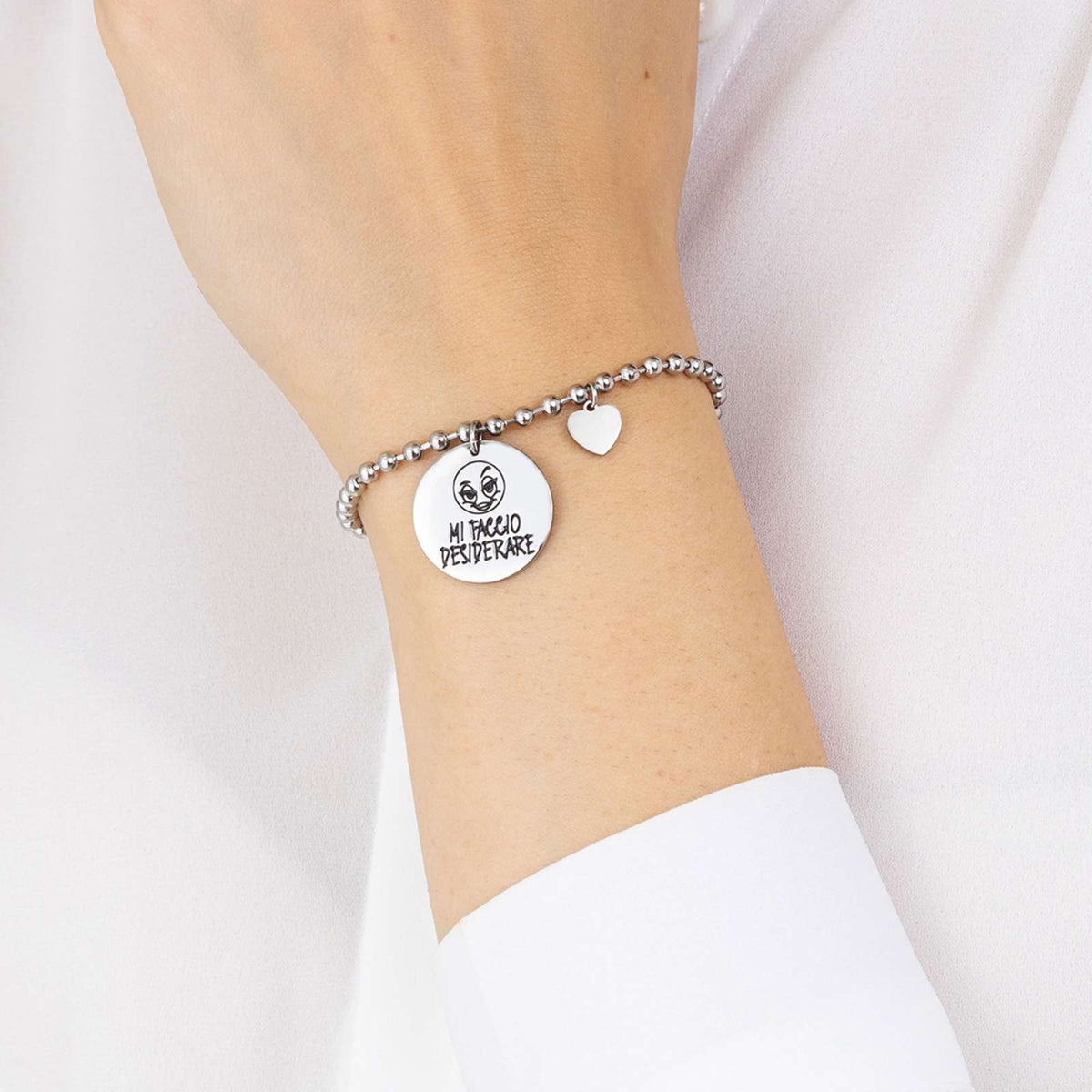 Bracciale in acciaio Luca Barra-BK1793