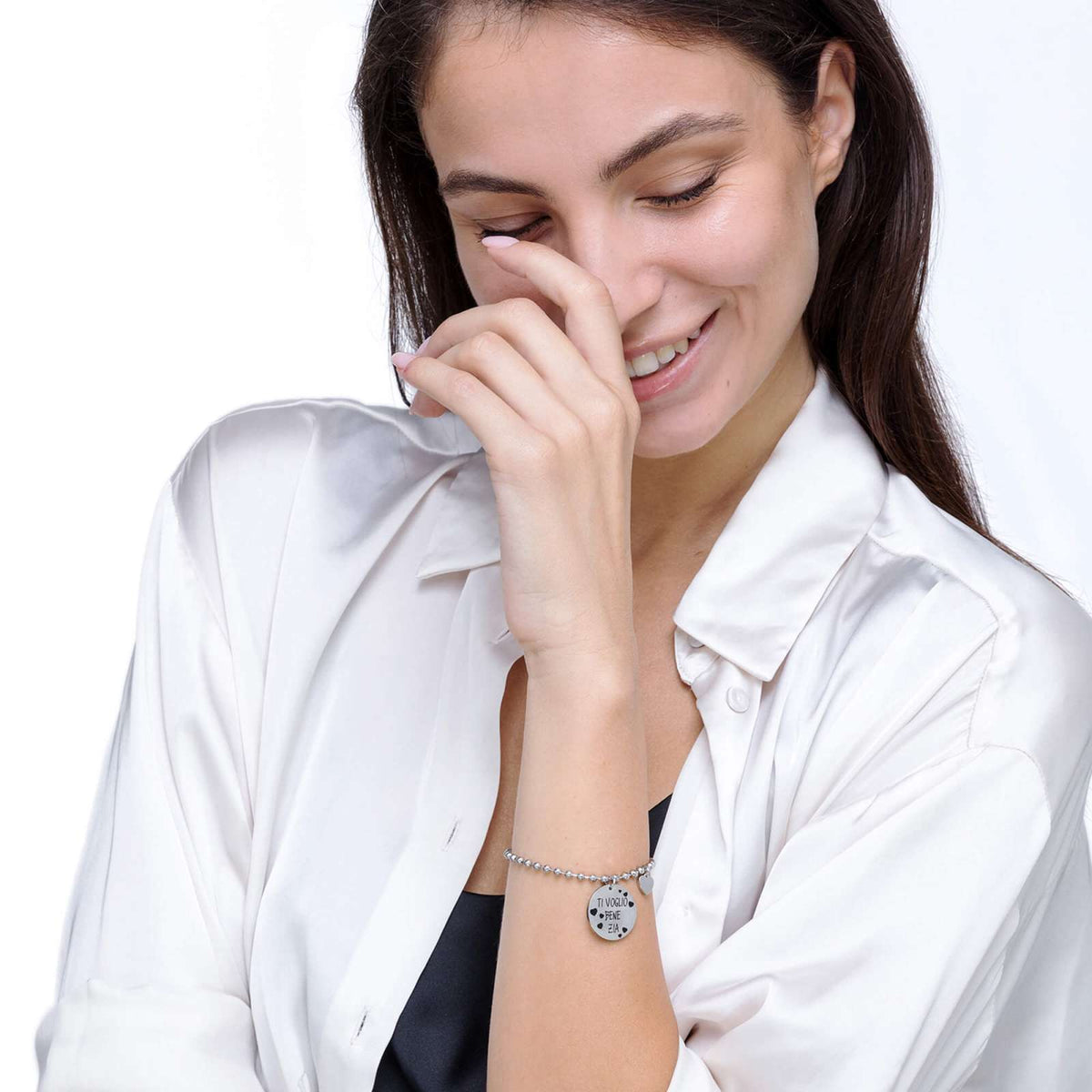 Bracciale in acciaio Luca Barra-BK1784