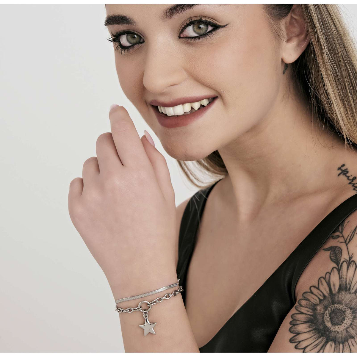 Bracciale in acciaio Luca Barra-BK2208