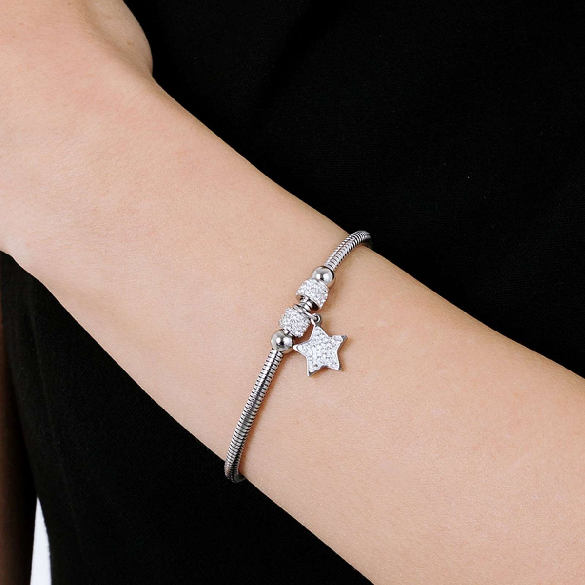 Bracciale in acciaio Luca Barra-BK1937