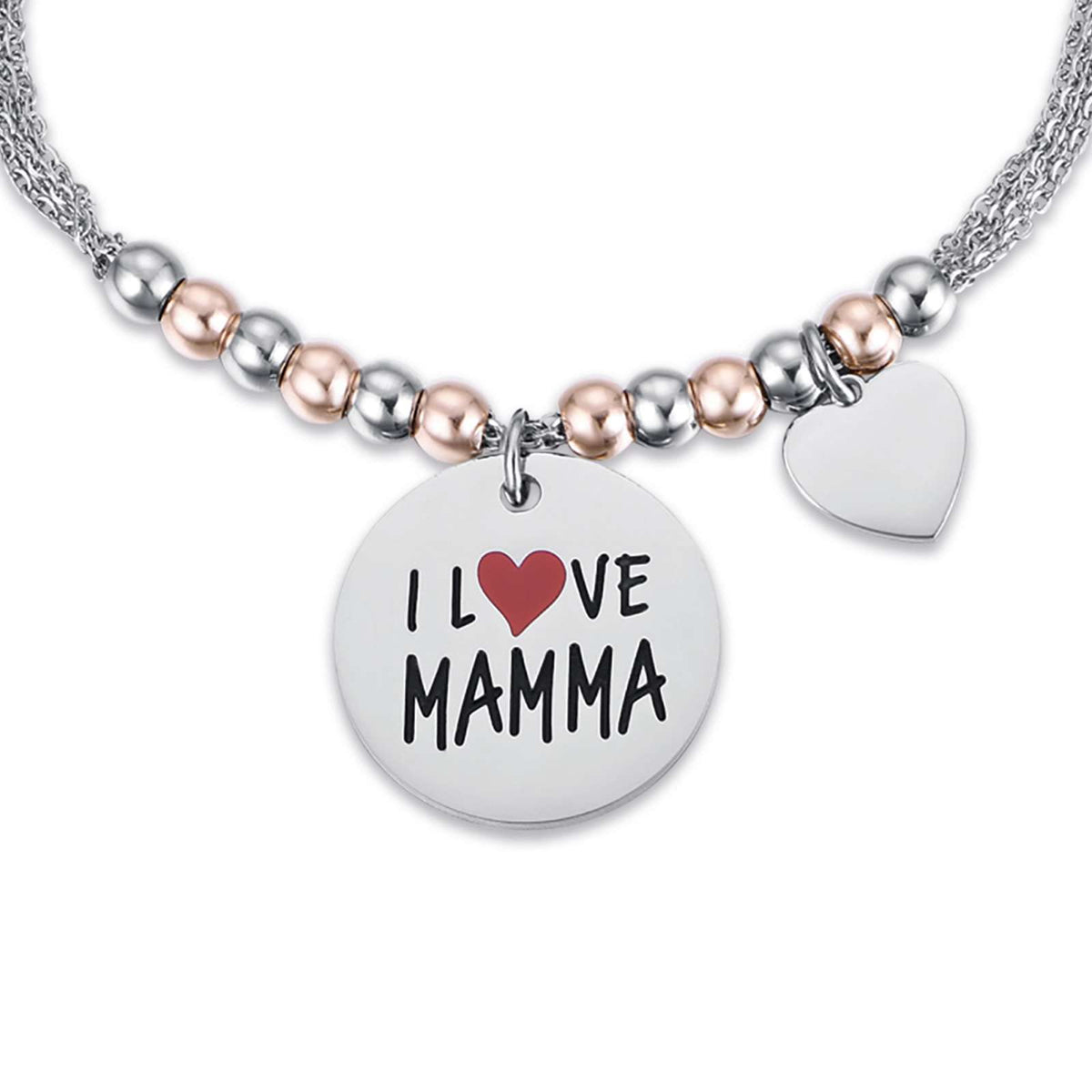 Bracciale in acciaio Luca Barra-BK2046