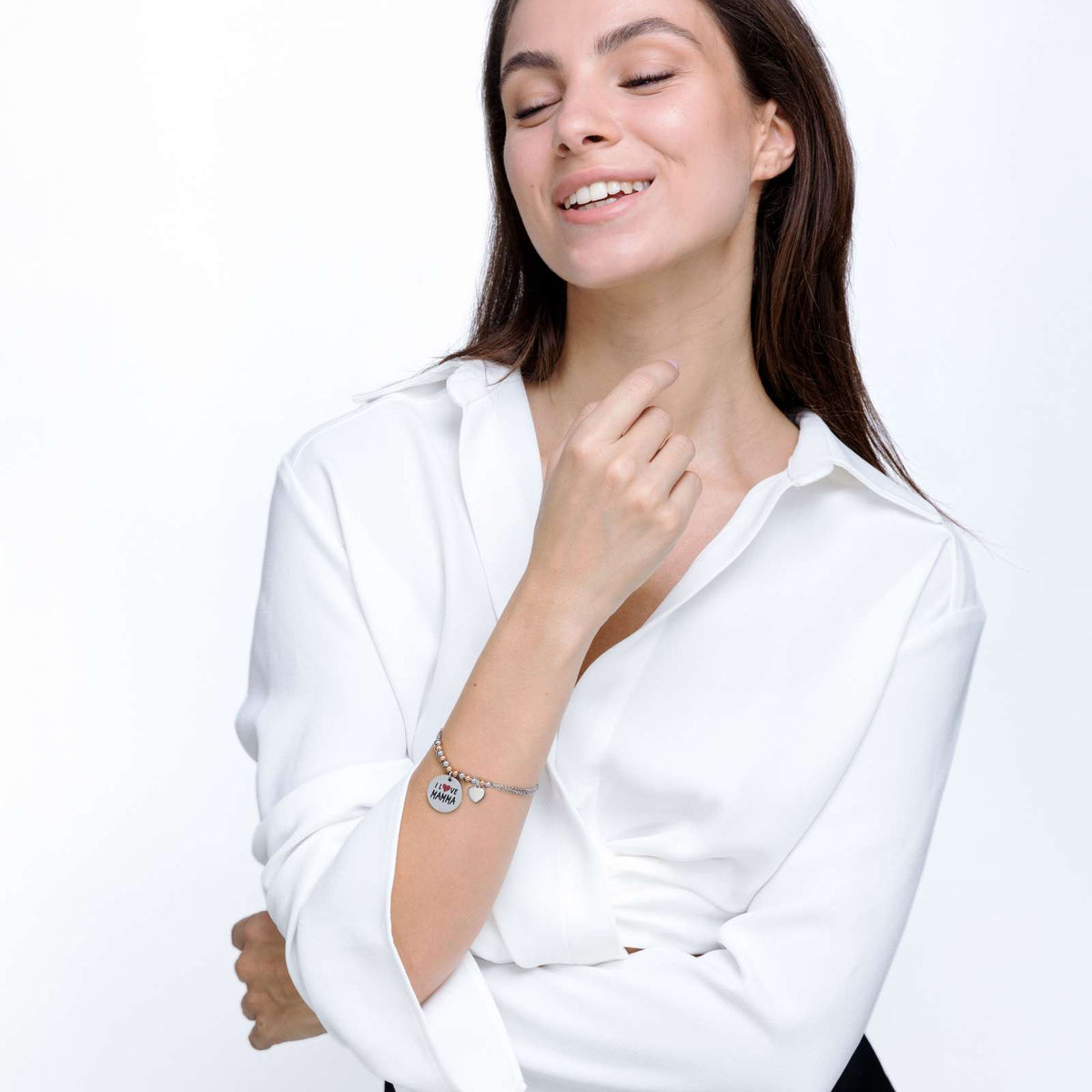 Bracciale in acciaio Luca Barra-BK2046