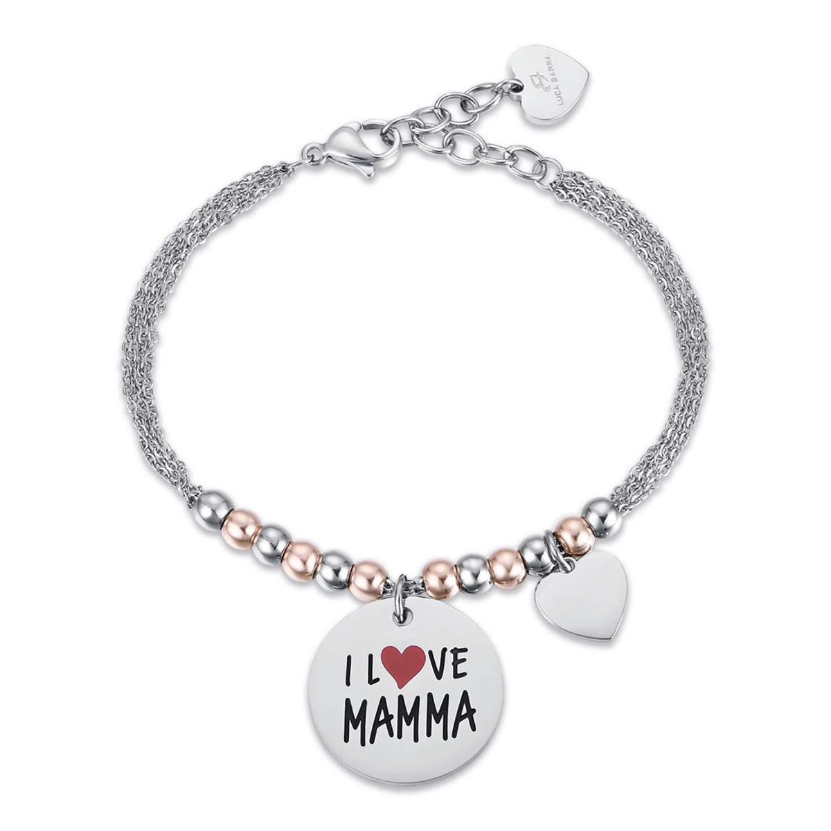 Bracciale in acciaio Luca Barra-BK2046