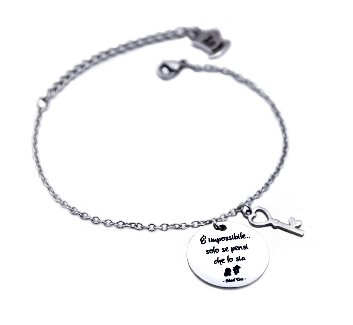 Bracciale in acciaio Mad Tea collezione Alice in Wonderland-AWB012