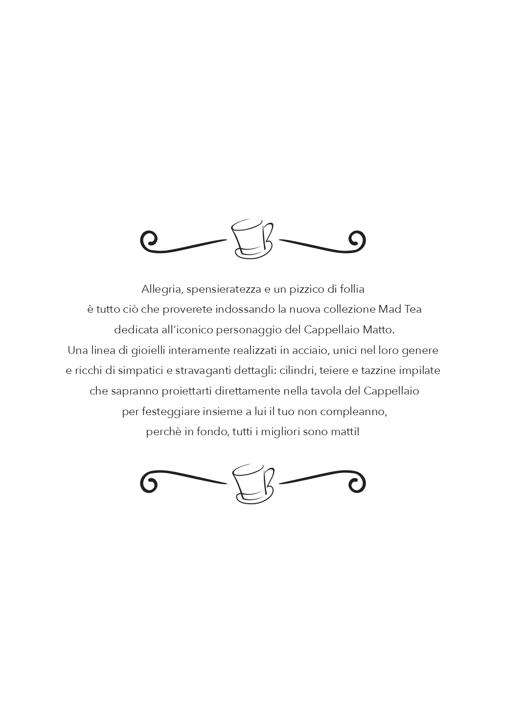 Bracciale in acciaio Mad Tea collezione Alice in Wonderland-AWB010