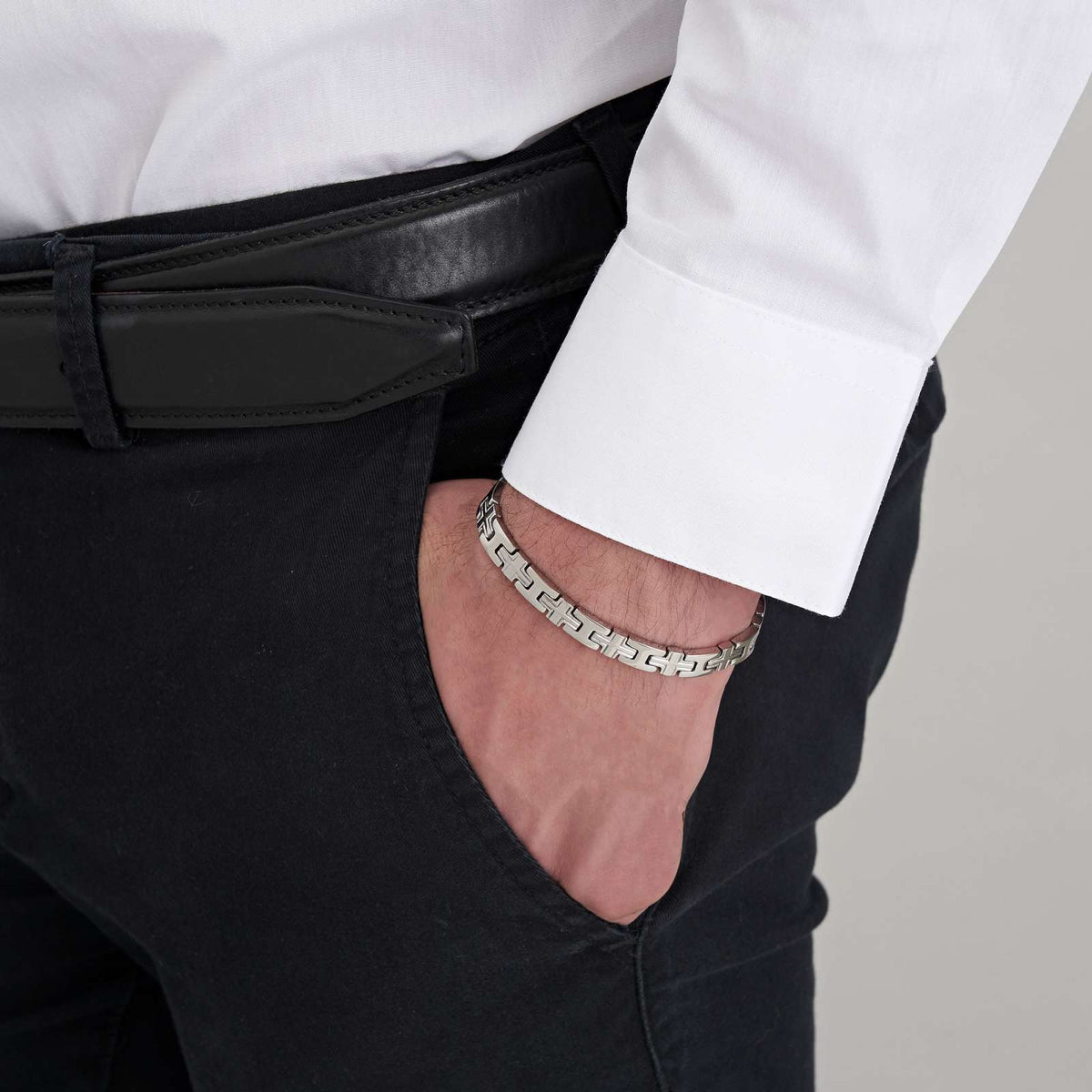 Bracciale in acciaio Luca Barra-BA1018