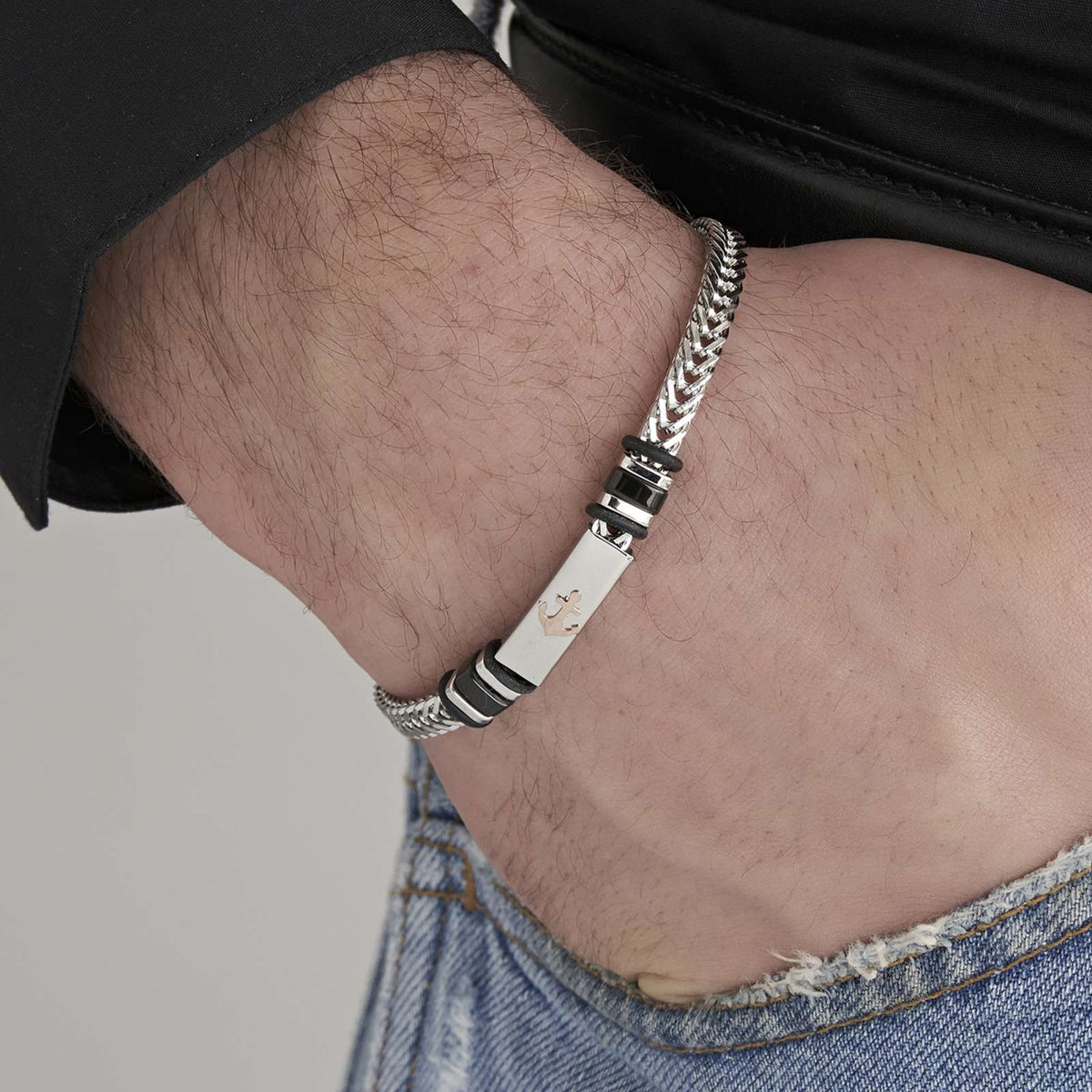 Bracciale in acciaio Luca Barra-BA1161