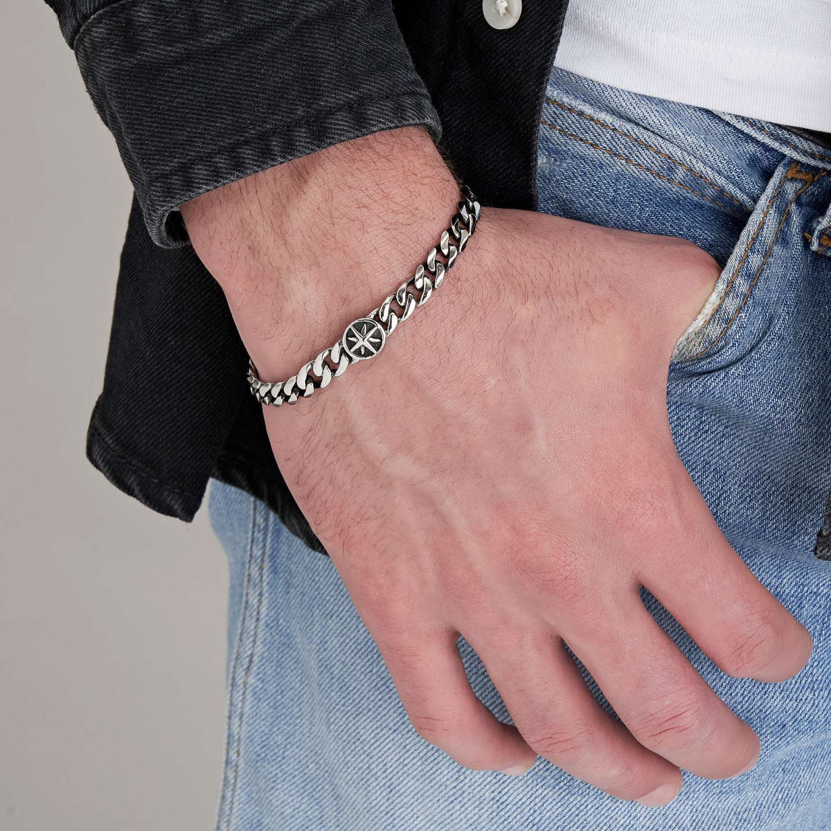 Bracciale in acciaio Luca Barra-BA1207