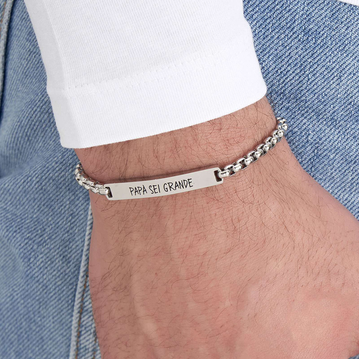 Bracciale in acciaio Luca Barra-BA1291