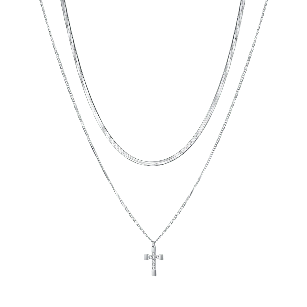 Collana in acciaio Luca Barra-CK1831