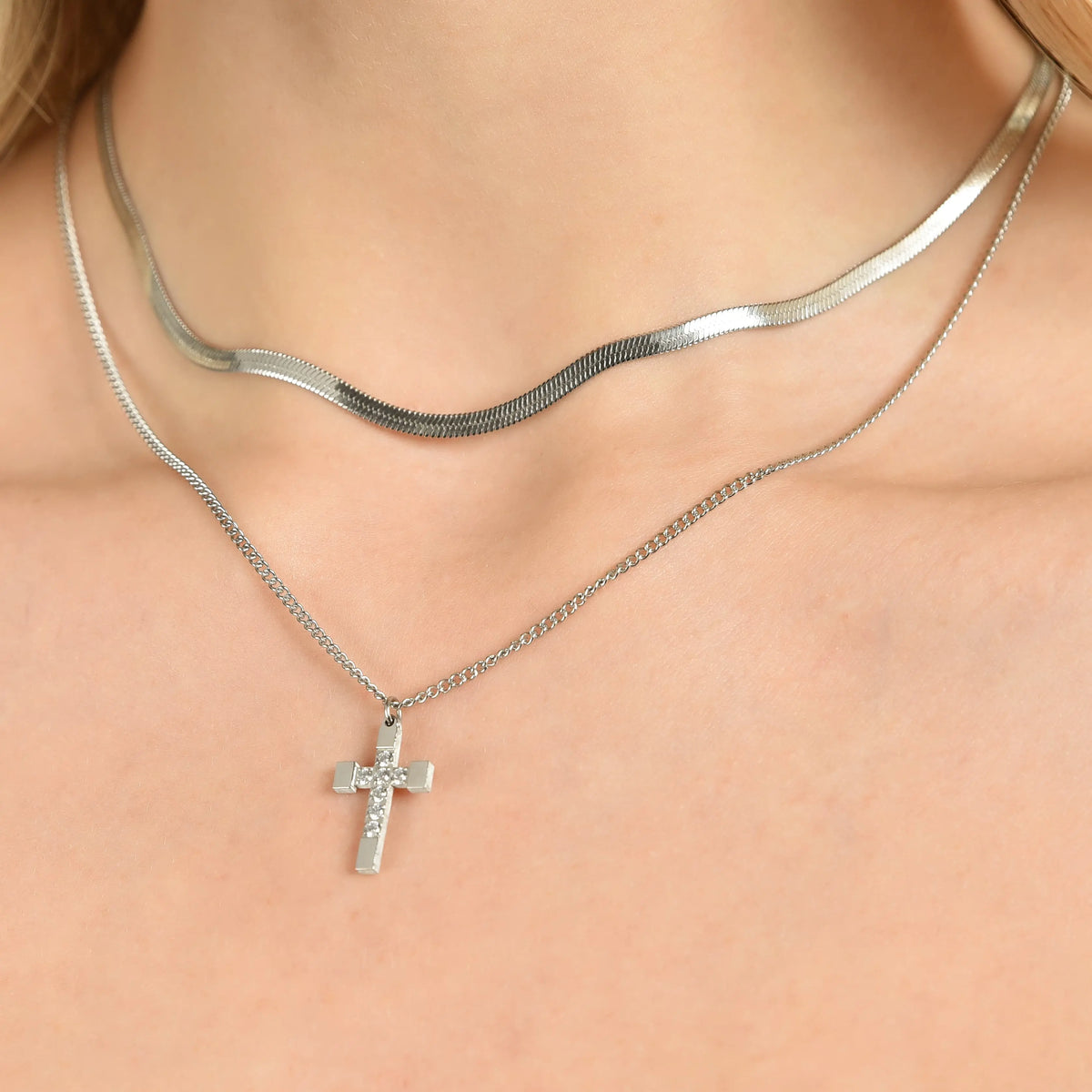 Collana in acciaio Luca Barra-CK1831