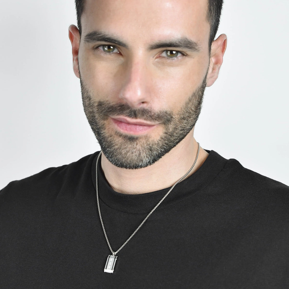 Collana in acciaio Luca Barra-CA452