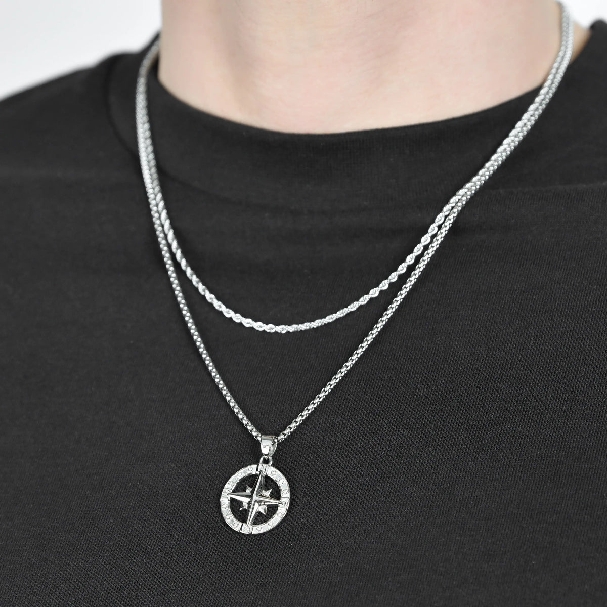 Collana in acciaio Luca Barra-CA456