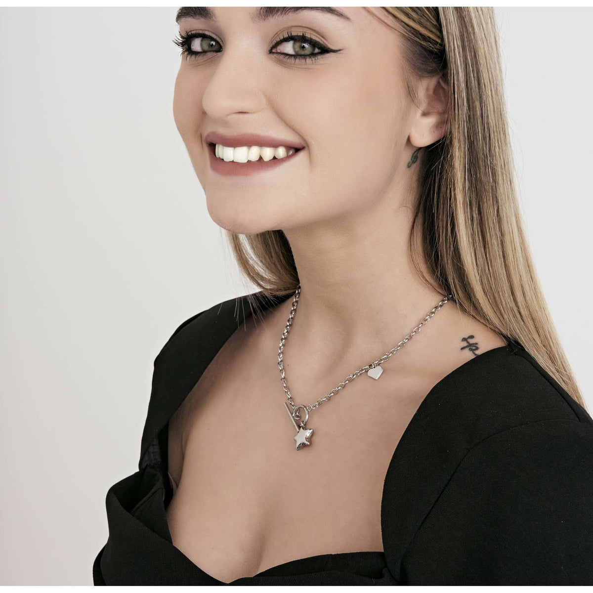 Collana in acciaio Luca Barra-CK1647