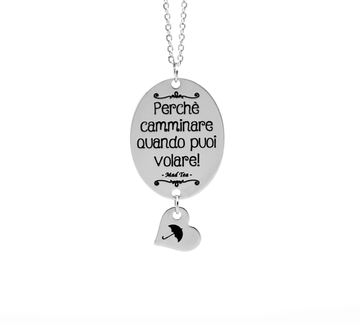 Collana in acciaio Mad Tea collezione Mary Poppins-MAPC004