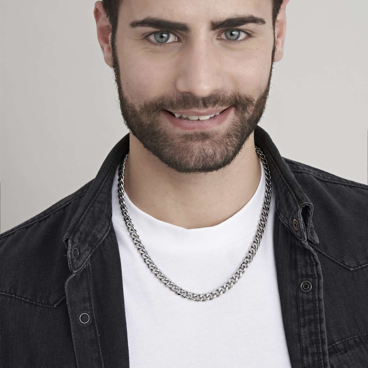 Collana in acciaio Luca Barra-CL240