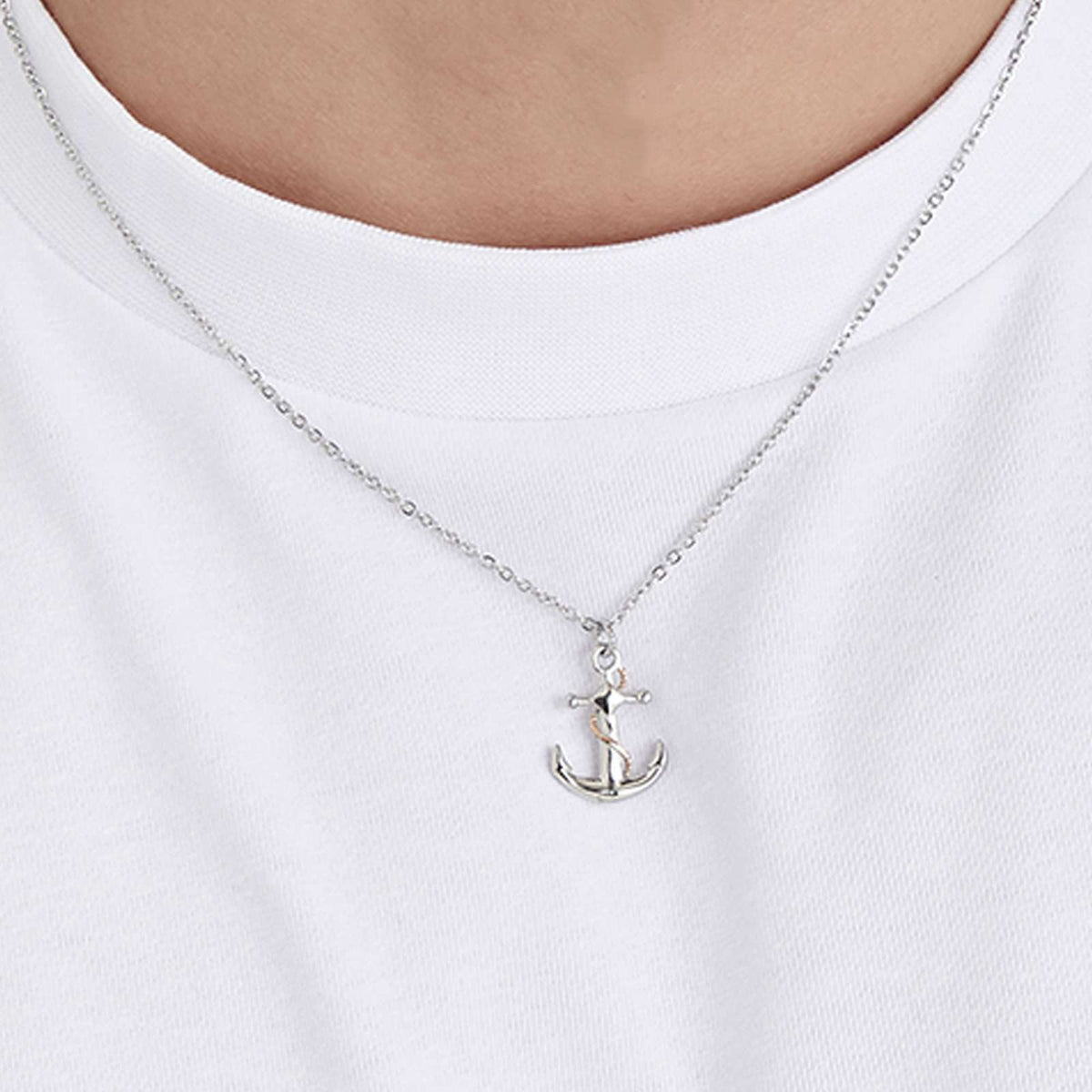 Collana in acciaio Luca Barra-CA438