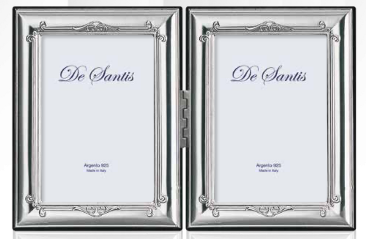 Cornice in argento doppia-500