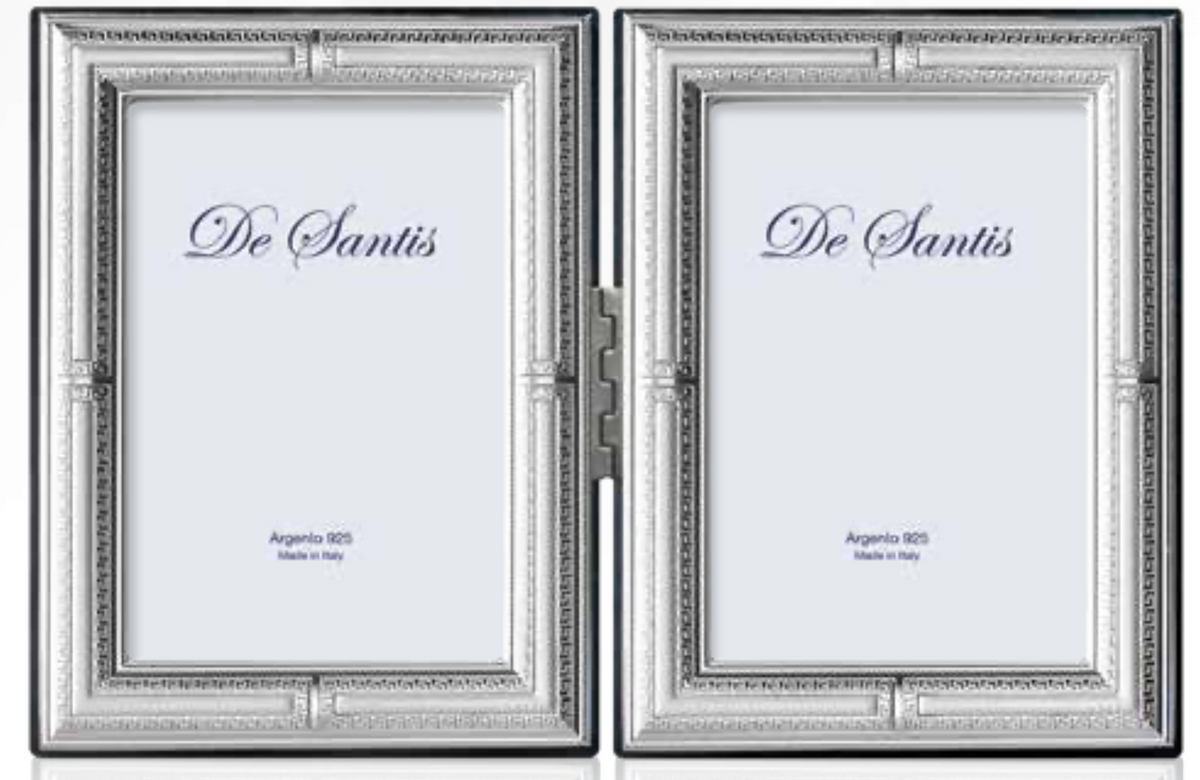 Cornice in argento doppia-501