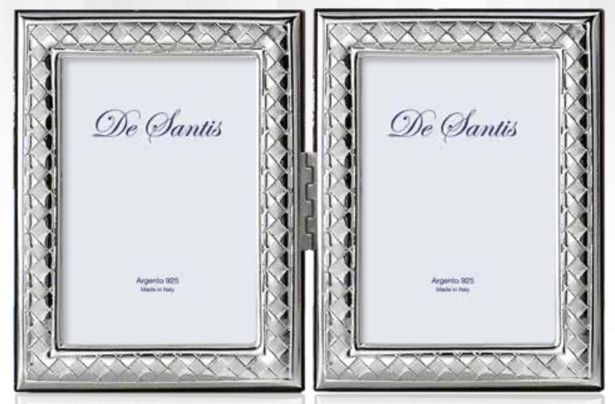 Cornice in argento doppia-504