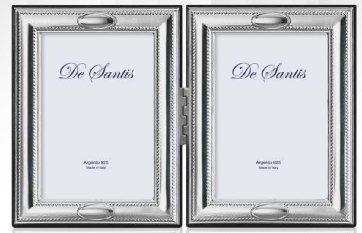 Cornice in argento doppia-505