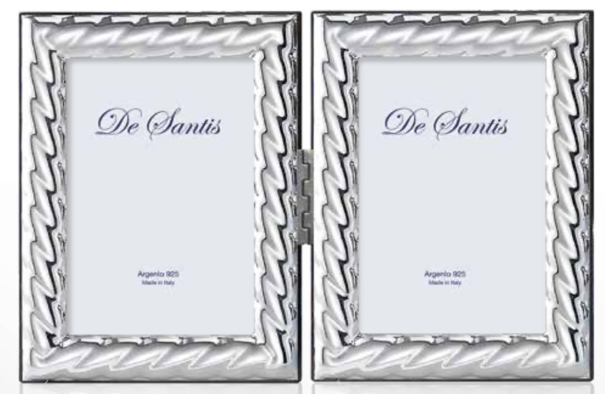 Cornice in argento doppia-507