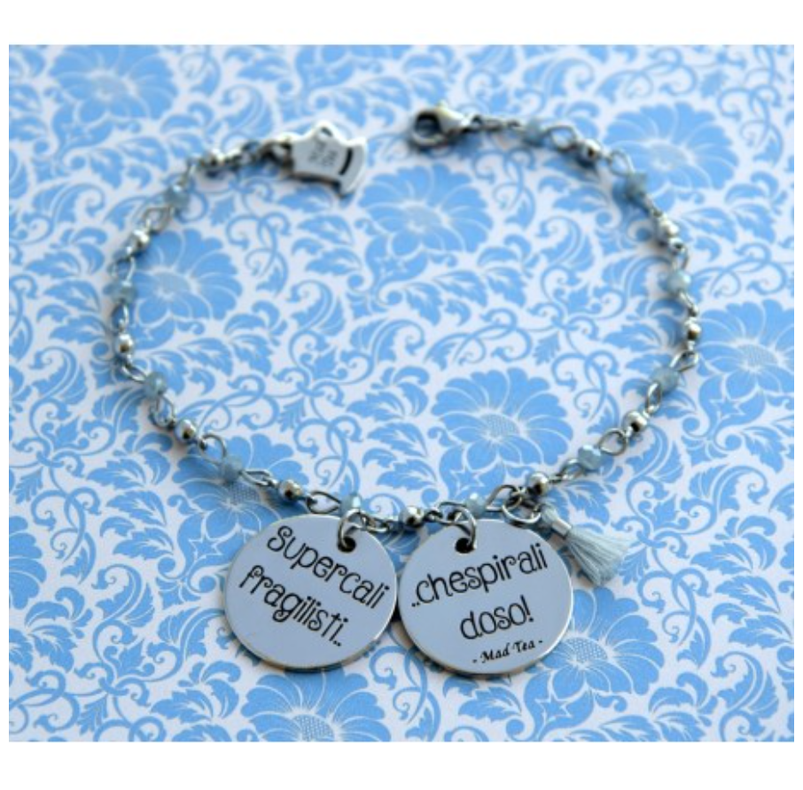 Bracciale in acciaio Mad Tea collezione Mary Poppins-MAPB002