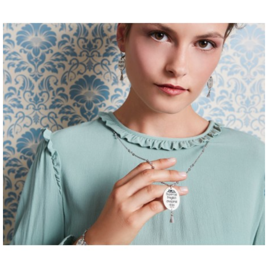 Collana in acciaio Mad Tea collezione Mary Poppins-MAPC002