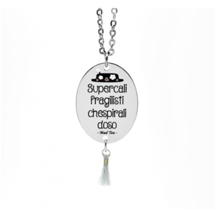 Collana in acciaio Mad Tea collezione Mary Poppins-MAPC002