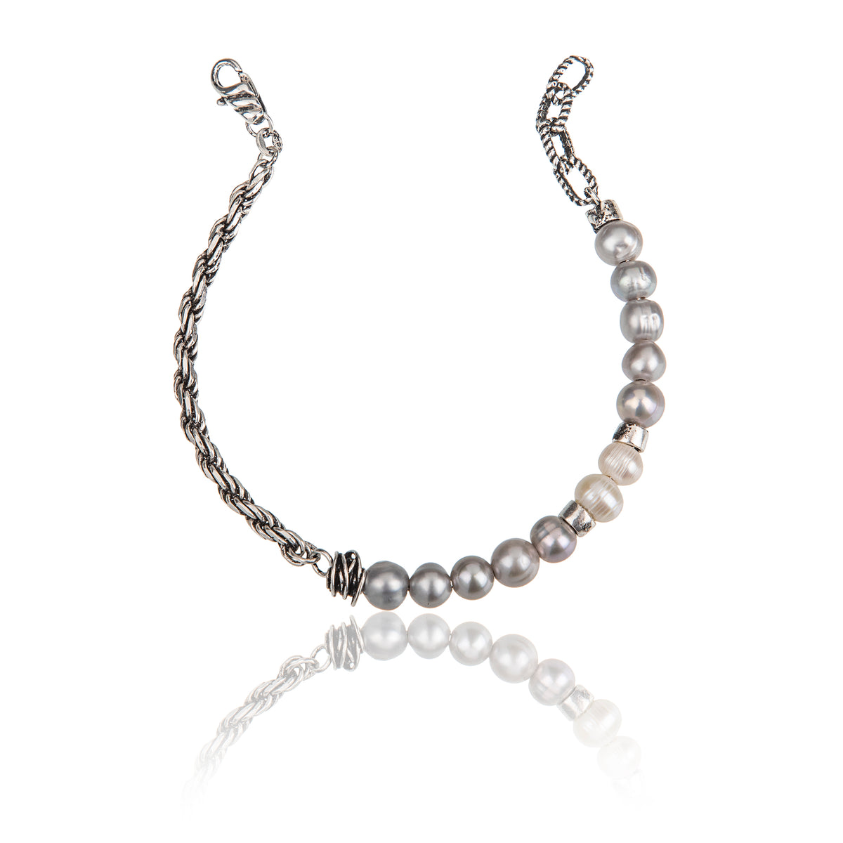 Bracciale uomo in argento 925 Giacomo Burroni-MBC0053