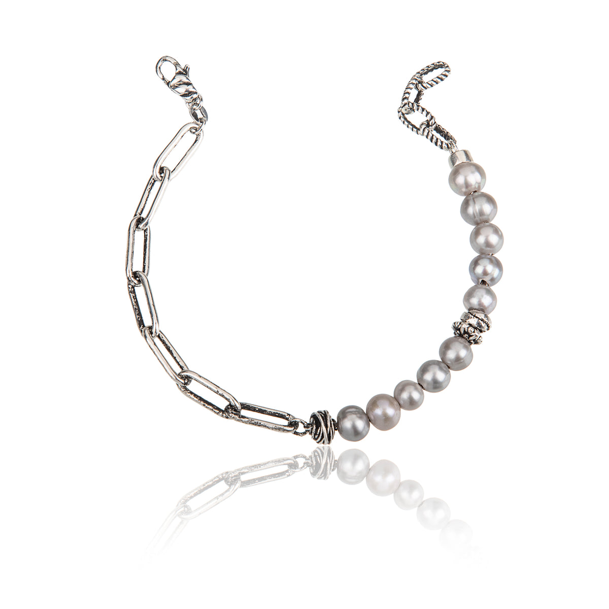 Bracciale uomo in argento 925 Giacomo Burroni-MBC0054