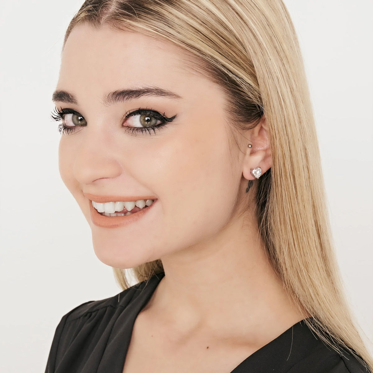 Orecchini in acciaio Luca Barra-OK1176