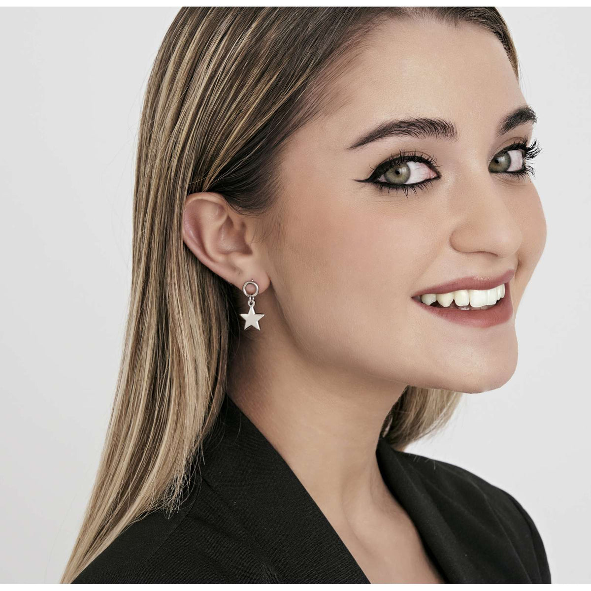 Orecchini in acciaio Luca Barra-OK1148